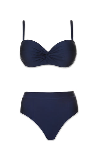 Twist Underwire Bra  |  Navy