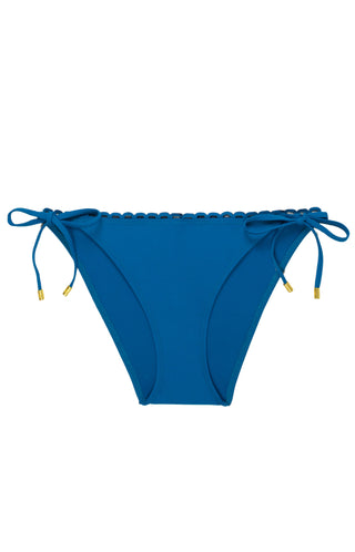 SCALLOPED STRING BIKINI BOTTOM-CARIBBEAN
