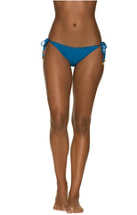 SCALLOPED STRING BIKINI BOTTOM-CARIBBEAN