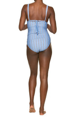 CONVERTIBLE TANKINI-BOLD STRIPE