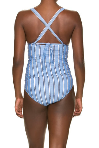 CONVERTIBLE TANKINI-BOLD STRIPE