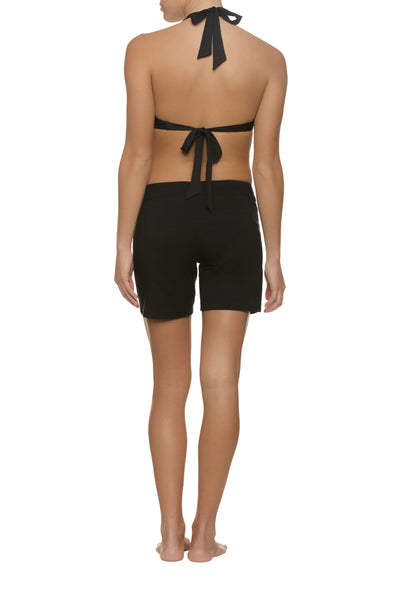 7" LACE-UP BOARD SHORT - BLACK