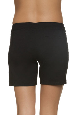 7" LACE-UP BOARD SHORT - BLACK