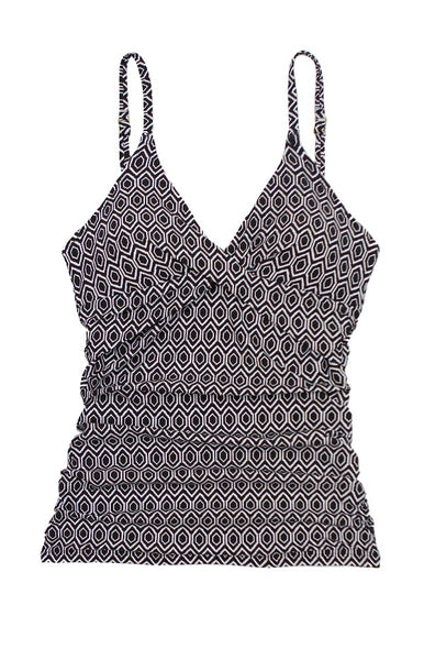 FLOATING UNDERWIRE TANKINI-DEL CARMEN