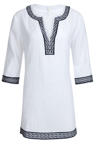 WHITNEY TUNIC-NAVY WHITE