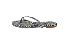 Vegan Flip Flops-Black  |  White