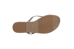 Vegan Flip Flops-Black  |  White