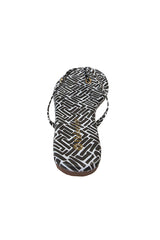 Vegan Flip Flops-Black  |  White