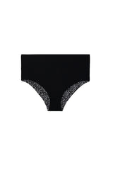 REVERSIBLE HIGH WAISTED BOTTOM-SUNSET KEY-BLACK