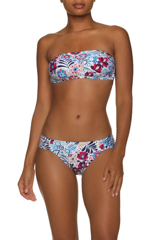 TUCKED BANDEAU BRA-HEAVENLY BIARRITZ