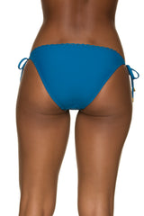 Scalloped String Bikini Bottom  |  Caribbean