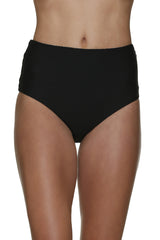 REVERSIBLE HIGH WAISTED BOTTOM-SUNSET KEY-BLACK