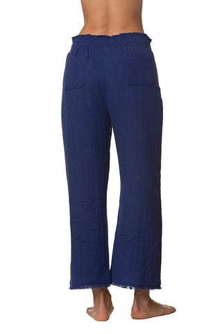 BEACHCOMBER ANKLE PANT-TANGIER BLUE