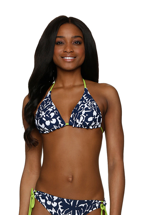 Reversible String Bikini Top, Palm Beach, Helen Jon