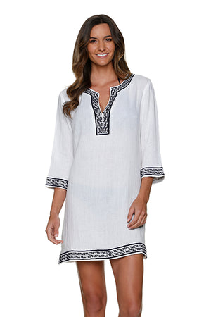 WHITNEY TUNIC-BLACK-WHITE