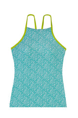 RACERBACK TANKINI-SUNSET KEY-KIWI
