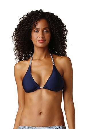 REVERSIBLE STRING BIKINI TOP-HERITAGE TILE