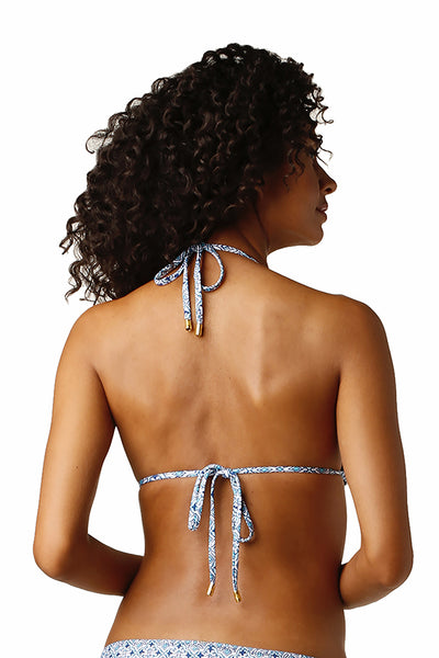 REVERSIBLE STRING BIKINI TOP-HERITAGE TILE